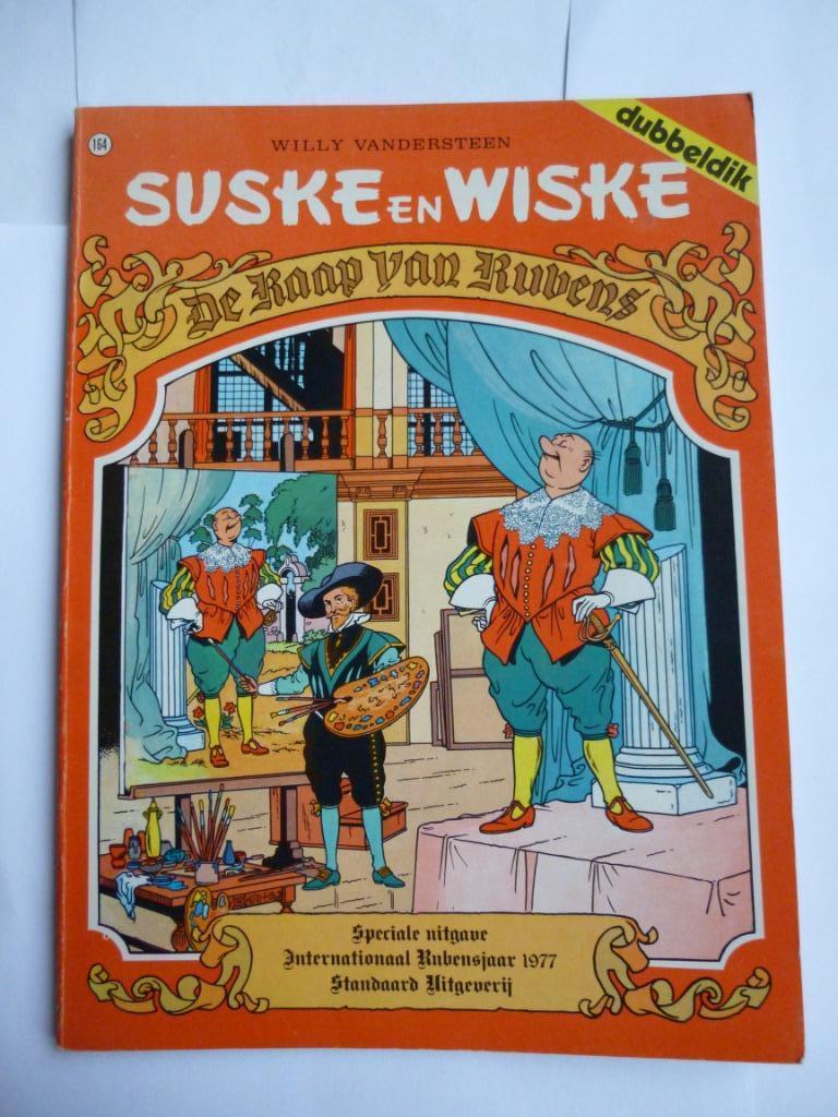 SUSKE EN WISKE 1E DRUK NR:164"DE RAAP VAN RUBENS"UIT 1977, Gelezen, Willy Vandersteen, Eén stripboek, Ophalen of Verzenden