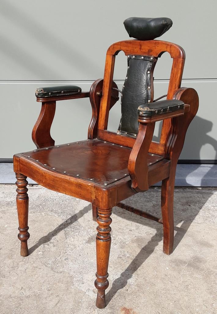Fauteuil de barbier antique, Antiquités & Art, Curiosités & Brocante, Enlèvement