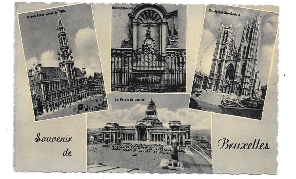 Souvenir de Bruxelles, Verzamelen, Ophalen of Verzenden, Gelopen, Brussel (Gewest)