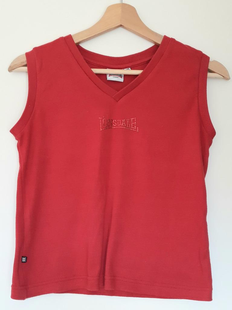 Tshirt Lonsdale rouge Taille10, Garçon ou Fille, Enlèvement, Vêtements de sport ou Maillots de bain, Lonsdale