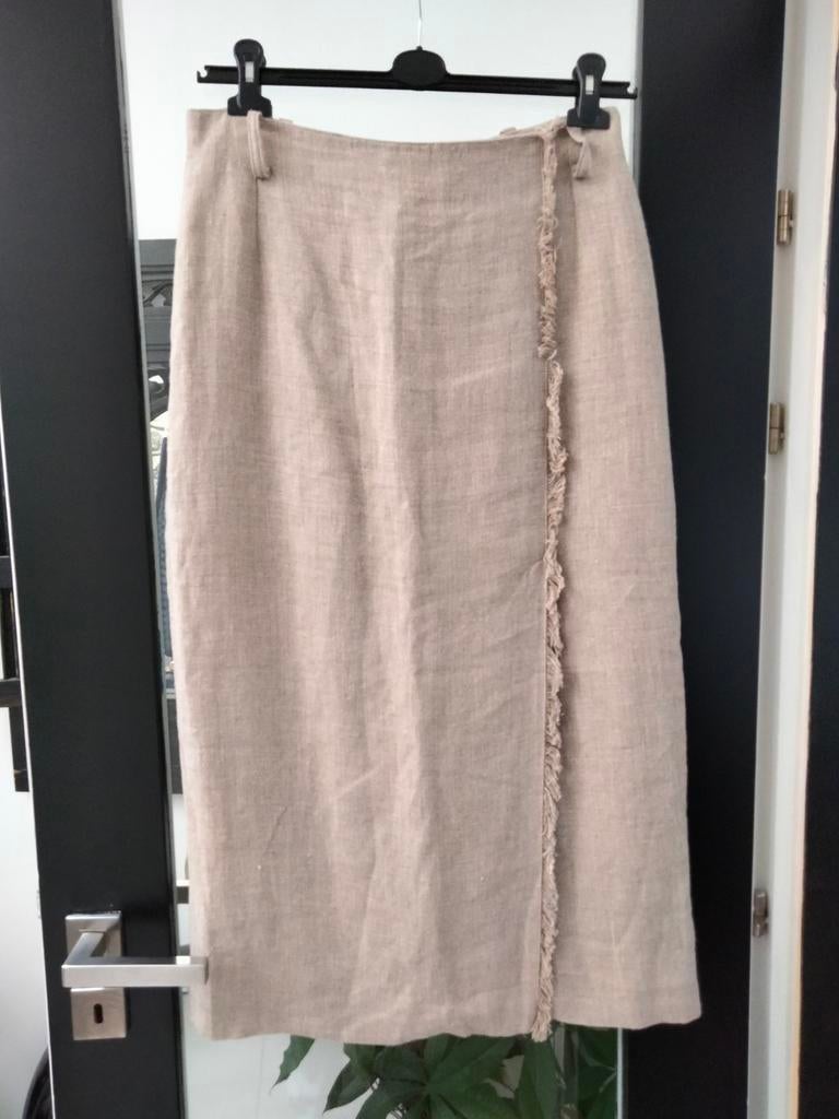 Zwaar linnen lange rok.merk Hammer.maat 42 ., Kleding | Dames, Ophalen of Verzenden, Zo goed als nieuw, Maat 42/44 (L)
