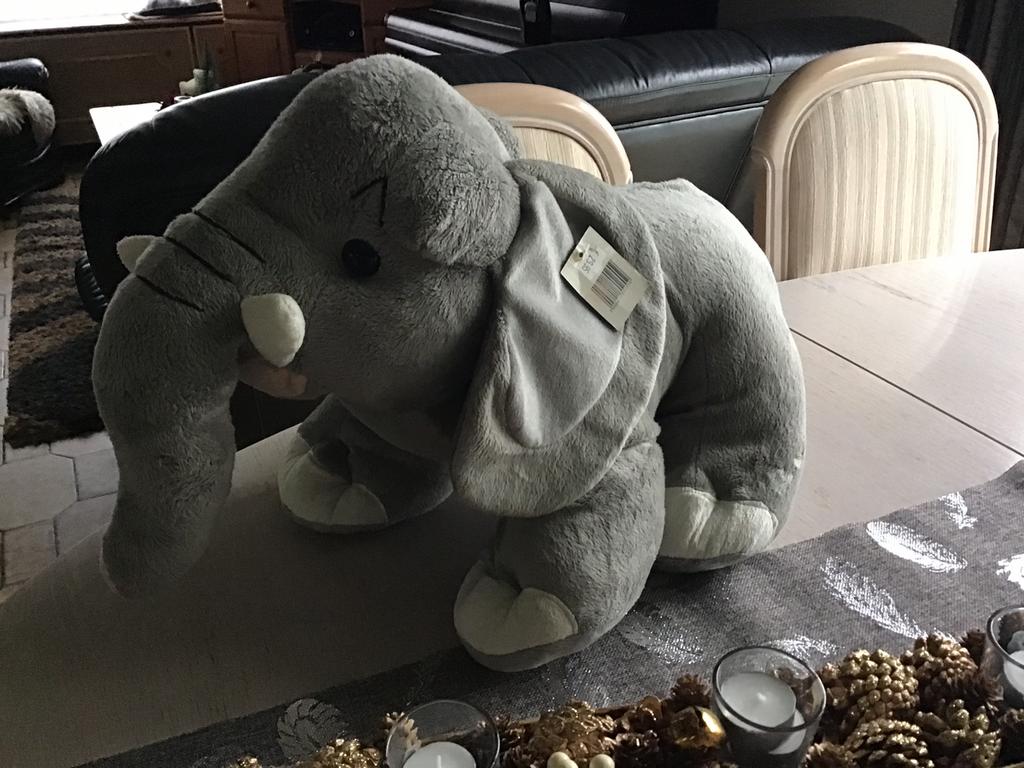 Pluche olifant, Enlèvement ou Envoi, Comme neuf, Éléphant