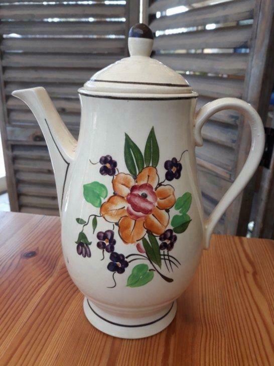 cafetière faïence Boch La Louvière, Antiek en Kunst, Curiosa en Brocante