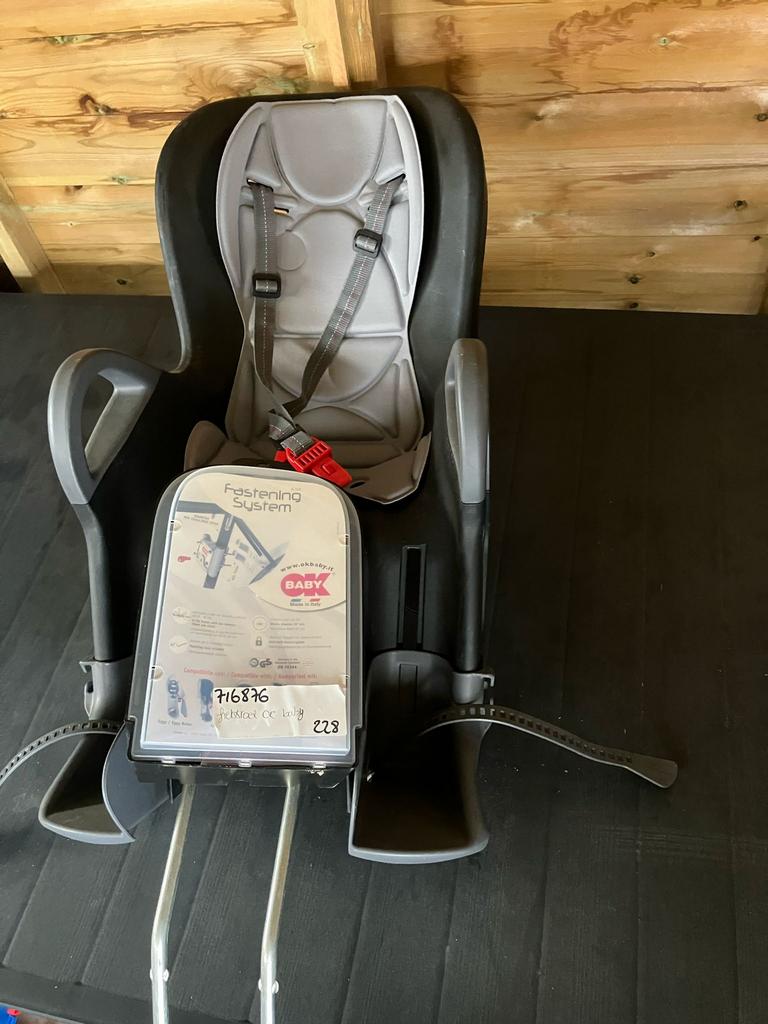 OKBABY fietszitje voor kinderen tot 22 kg, Ophalen, Gebruikt