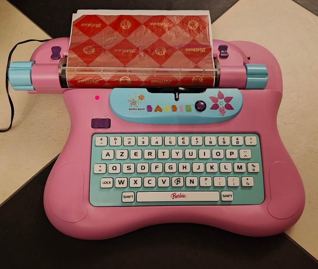 Machine à écrire électronique Mattel Barbie, Enlèvement ou Envoi, Utilisé, Barbie