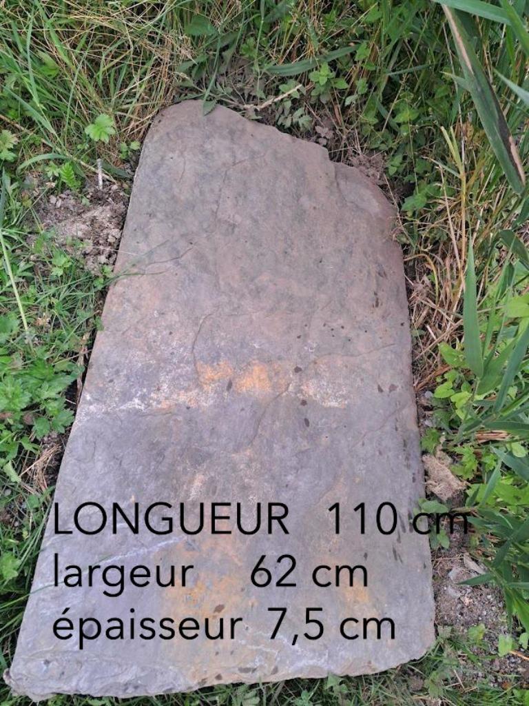 DALLE EN SCHISTE BLEUS, 60 cm ou plus, Enlèvement, Utilisé, 60 cm ou plus