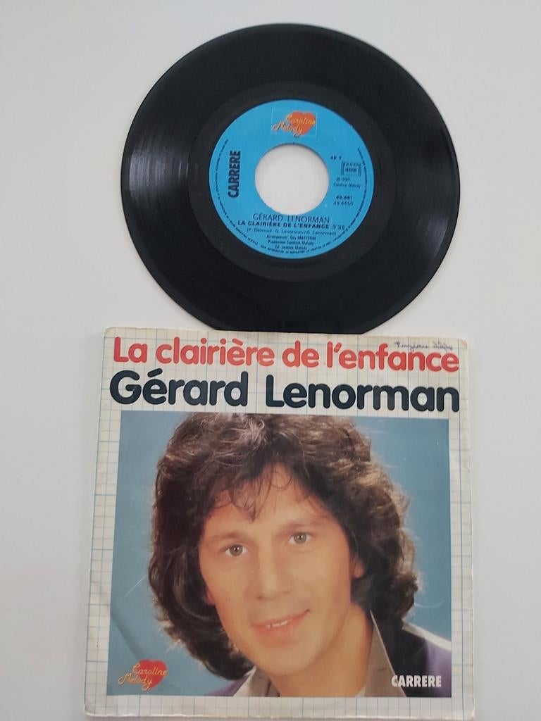 Gérard Lenorman  - La clairière de l'enfance, CD & DVD, Enlèvement ou Envoi, Comme neuf, 7 pouces, Single