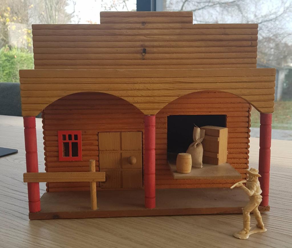 Houten cowboy shop/store, Antiek en Kunst, Ophalen of Verzenden