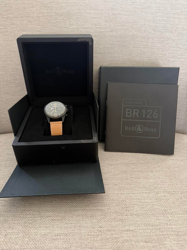 Bell&Ross BR126 vintage full set, Enlèvement, Comme neuf
