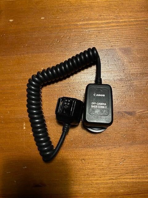 canon off-camera shoe cord 2, Audio, Tv en Foto, Foto | Flitsers, Ophalen, Gebruikt, Canon