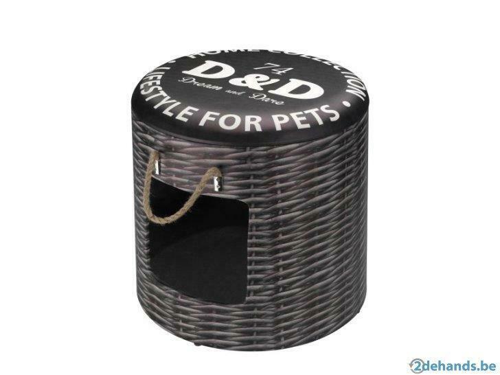 Maison de couchage Pet-Box Rotin Large, Animaux & Accessoires, Accessoires pour chats, Neuf, Enlèvement