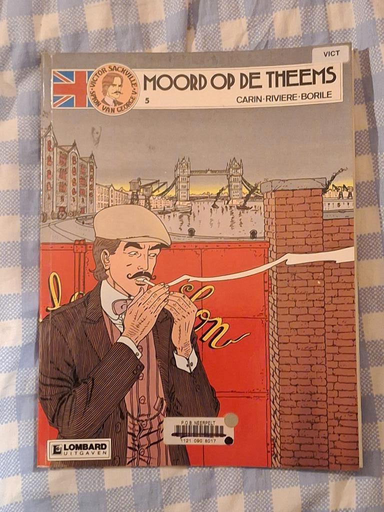 Victor Sackville 5: moord op de Theems, Boeken, Eén stripboek, Ophalen of Verzenden, Gelezen