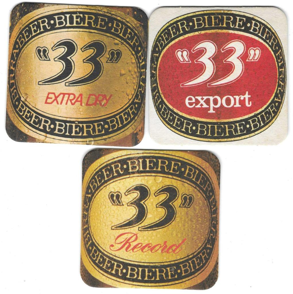 bierviltjes 3st 33 Extra export record, Collections, Marques de bière, Envoi