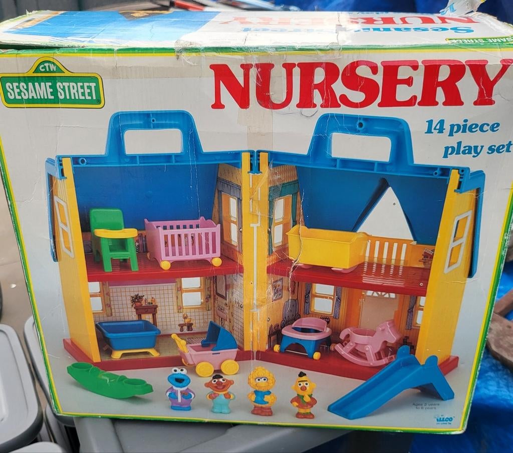 Sesamstraat ziekenhuis vintage 1995, Kinderen en Baby's, Ophalen of Verzenden, Zo goed als nieuw