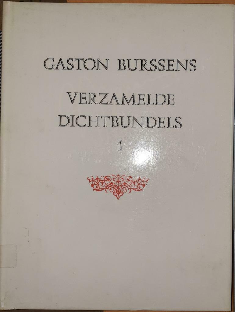 Gaston Burssens Verzamelde Dichtbundels, Enlèvement ou Envoi, Un auteur, Gaston Burssens, Utilisé