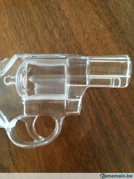 rare réplique de Revolver Colt 38 spécial en Cristal 24% Pb, Ophalen of Verzenden