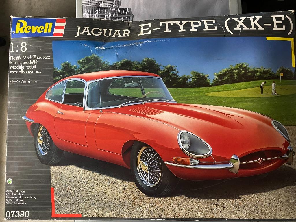 Maquette Jaguar Type E-1/8 REVELL, Enlèvement, Neuf, Plus grand que 1:72, Revell