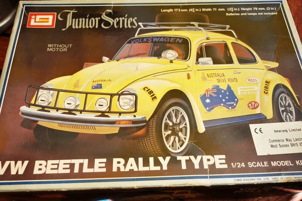 VW coccinelle rallye type 1/24 kit imai complet et scellé, Autres marques, Enlèvement ou Envoi, Voiture, Plus grand que 1:32