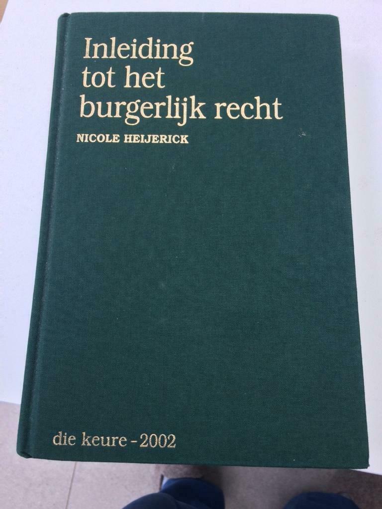 Inleiding tot burgerlijk recht, Boeken, Ophalen of Verzenden, Zo goed als nieuw