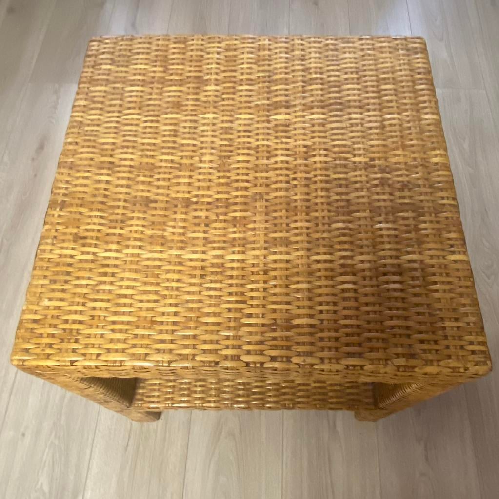 NIEUW rieten basistafel, prijs: €30, Huis en Inrichting, Nieuw, Ophalen of Verzenden, 45 tot 65 cm, 70 cm of meer