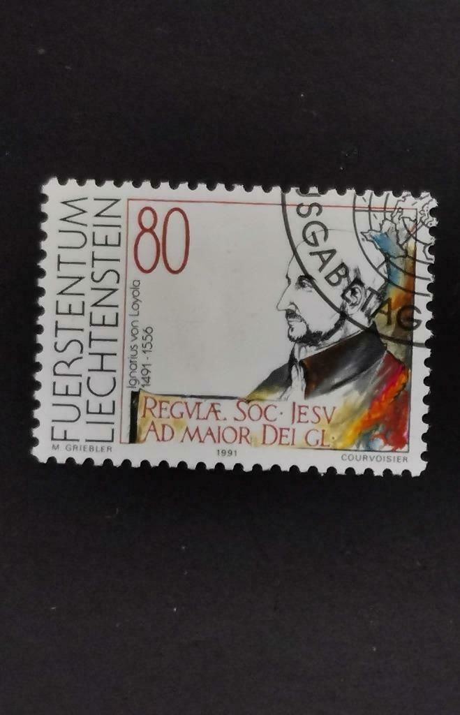 Liechtenstein 1991 - Ignace de Loyola, Envoi, Affranchi