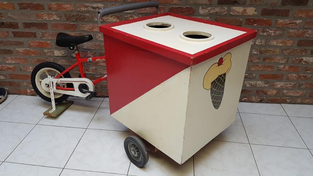 decoratie kinderfietsje barkast decoratie ijskar, Ophalen, Gebruikt