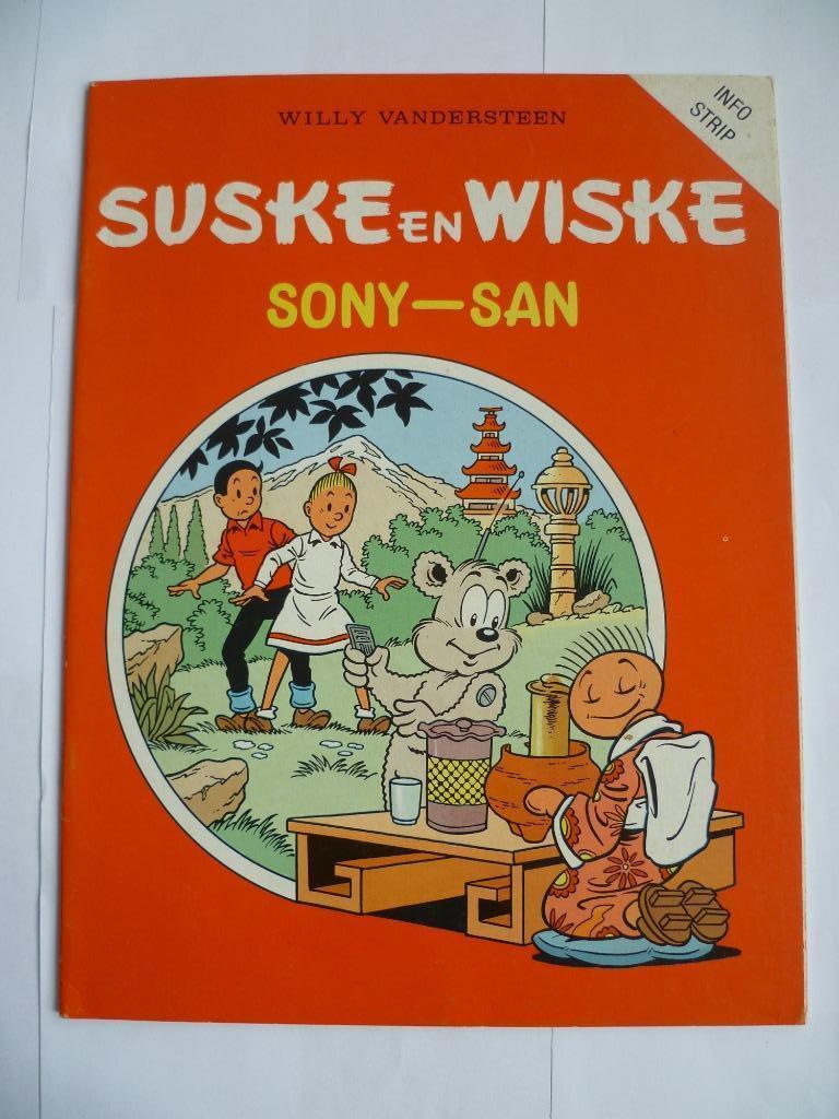 SUSKE EN WISKE INFOSTRIP"SONY SAN"SONY 25 JAAR UIT 1986, Ophalen of Verzenden, Gelezen, Willy Vandersteen
