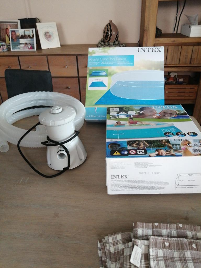 Piscine intex plus bâche plus pompe, Ophalen, Minder dan 80 cm, Rond, Opzetzwembad