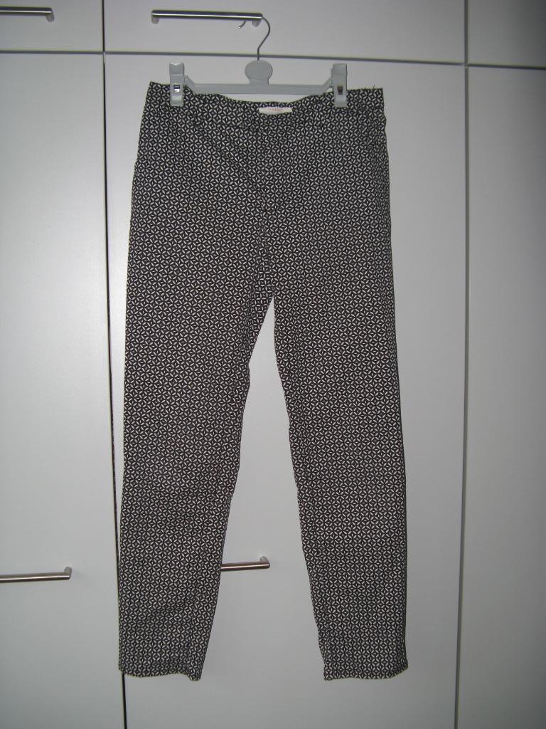 Geklede broek,leuke print, mt 36 (28),esprit, perfecte staat, Zwart, Ophalen of Verzenden, Zo goed als nieuw, Maat 36 (S)