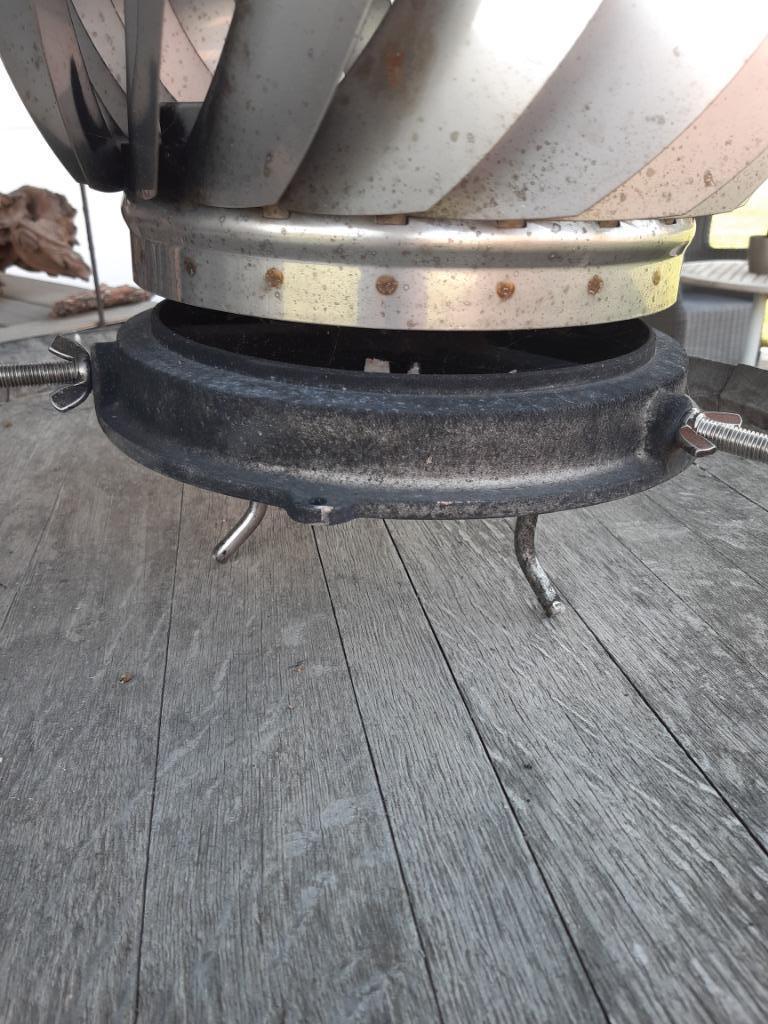 Spinner schoorsteen  kap inox  250 mm diameter, Huis en Inrichting, Kachels, Ophalen, Zo goed als nieuw, Vrijstaand