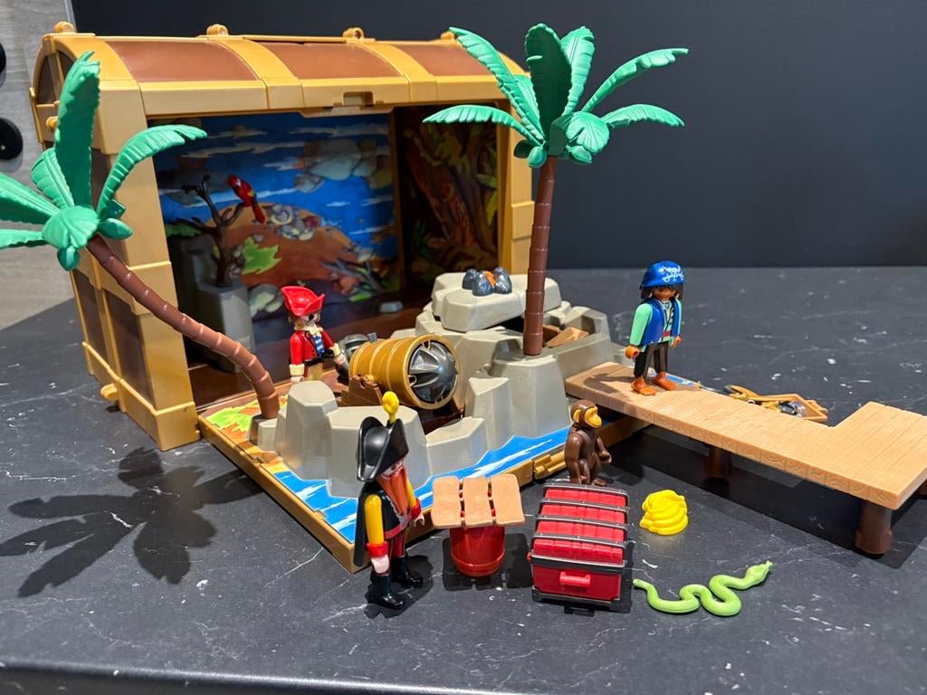 Playmobile schatkist, Kinderen en Baby's, Speelgoed | Playmobil, Ophalen, Zo goed als nieuw