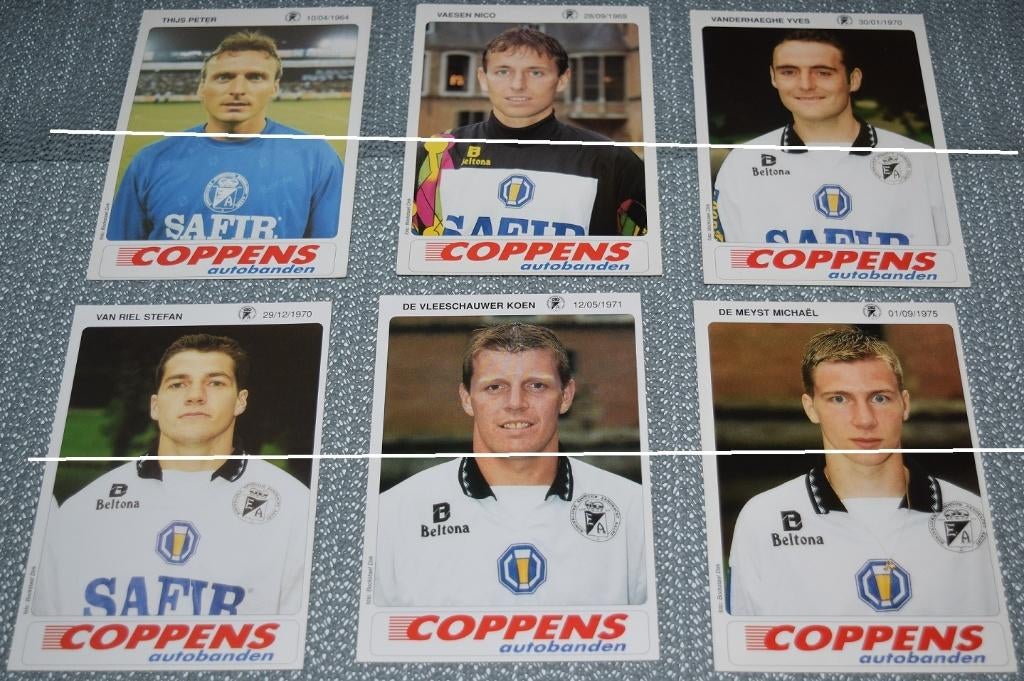 Lot van 36 foto's / Eendracht Aalst, Verzenden, Zo goed als nieuw, Spelerskaart