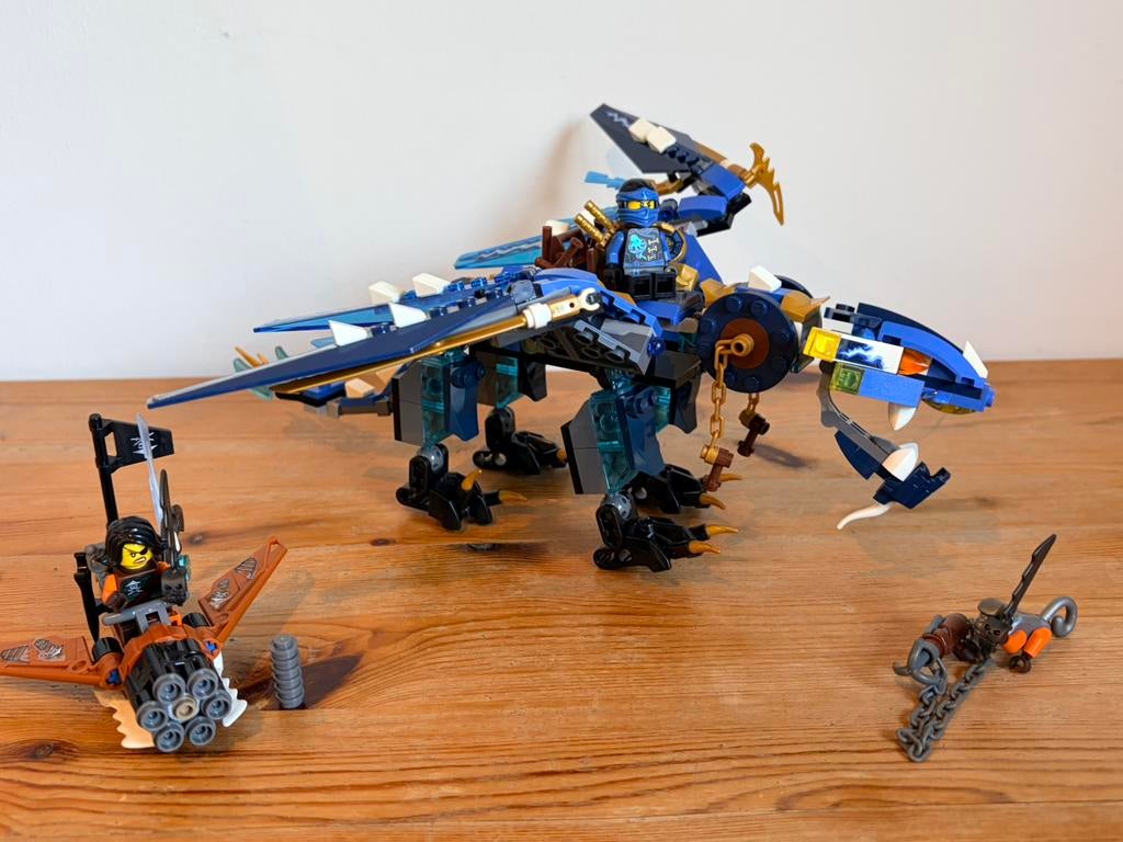 Lego Ninjago Jays draak (set 70602), Kinderen en Baby's, Ophalen, Zo goed als nieuw, Complete set, Lego