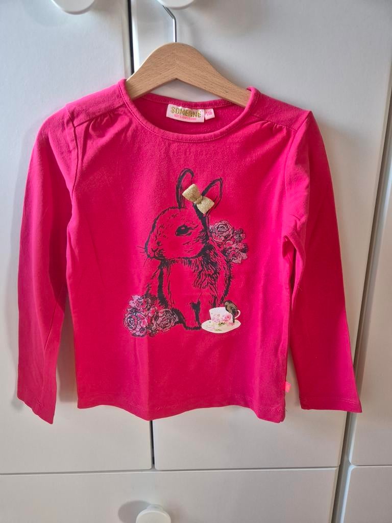 T-shirt met lange mouwen konijn 116 - Someone, Ophalen, Meisje, Zo goed als nieuw, Someone