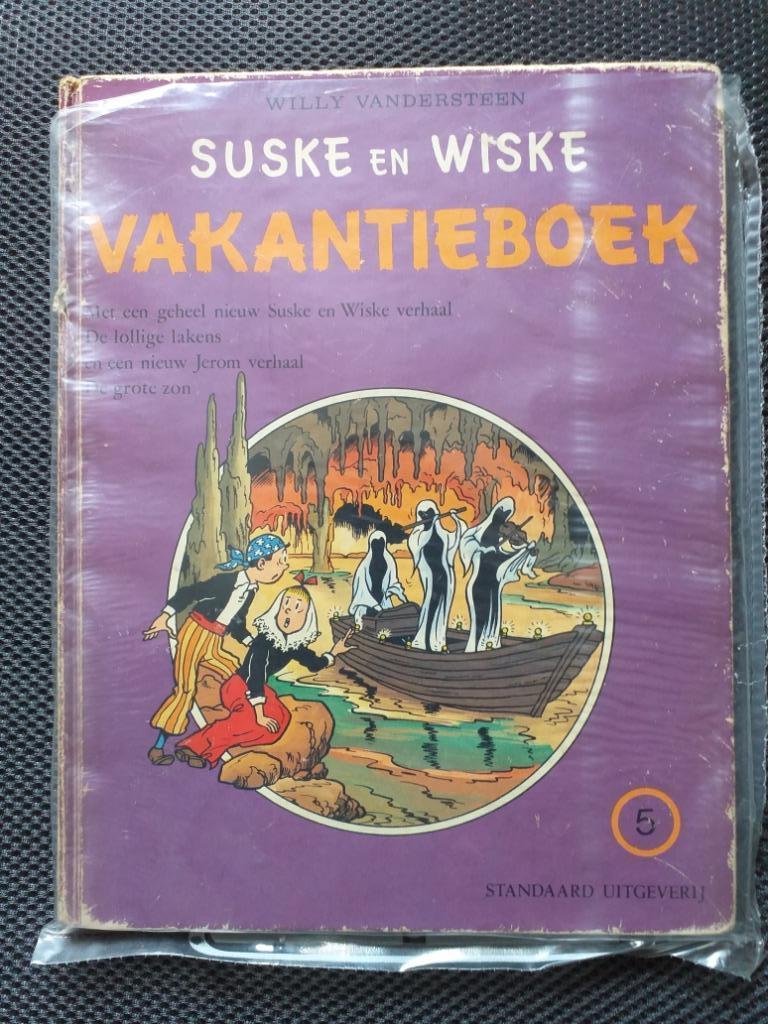 SUSKE EN WISKE " VAKANTIEBOEK 1e reeks " HARDCOVER, Plusieurs BD, Enlèvement ou Envoi, Utilisé