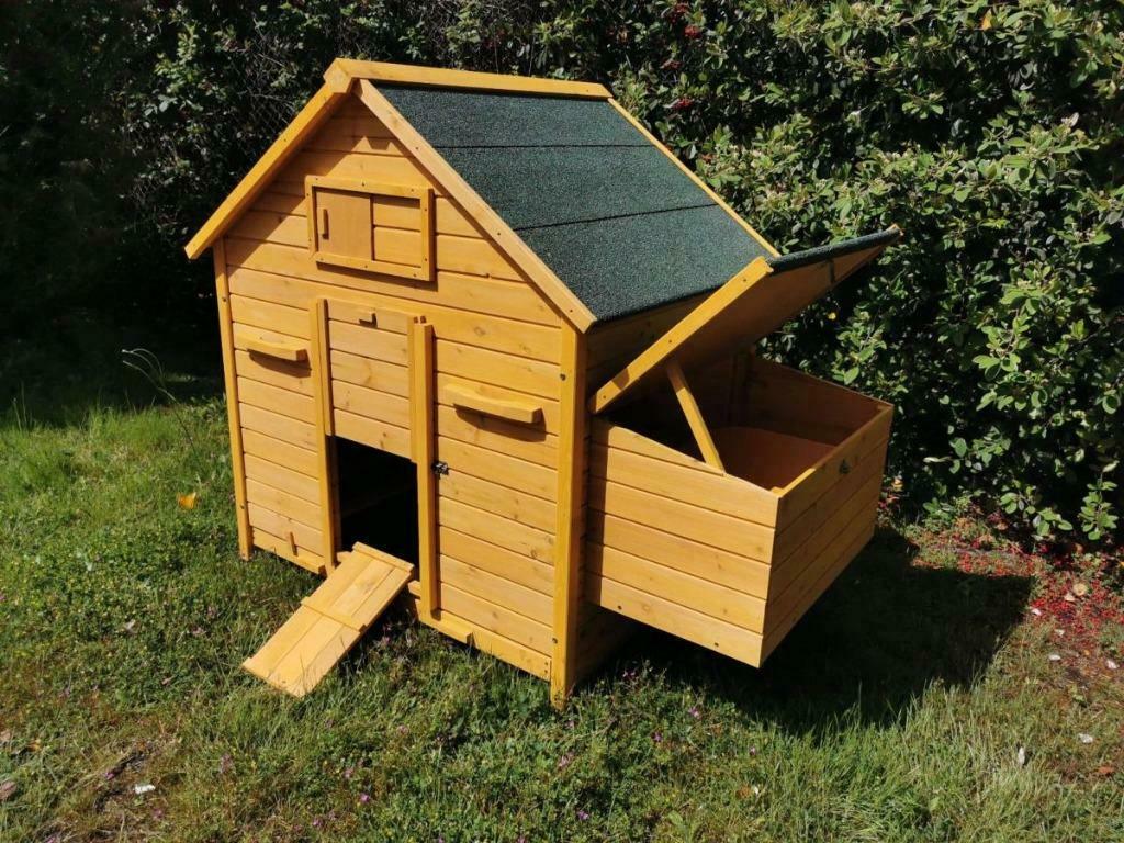 Poulailler XXL abri poule GEANT enclos poule coq parc NEUF, Verzenden, Nieuw, Kippenhok of Kippenren
