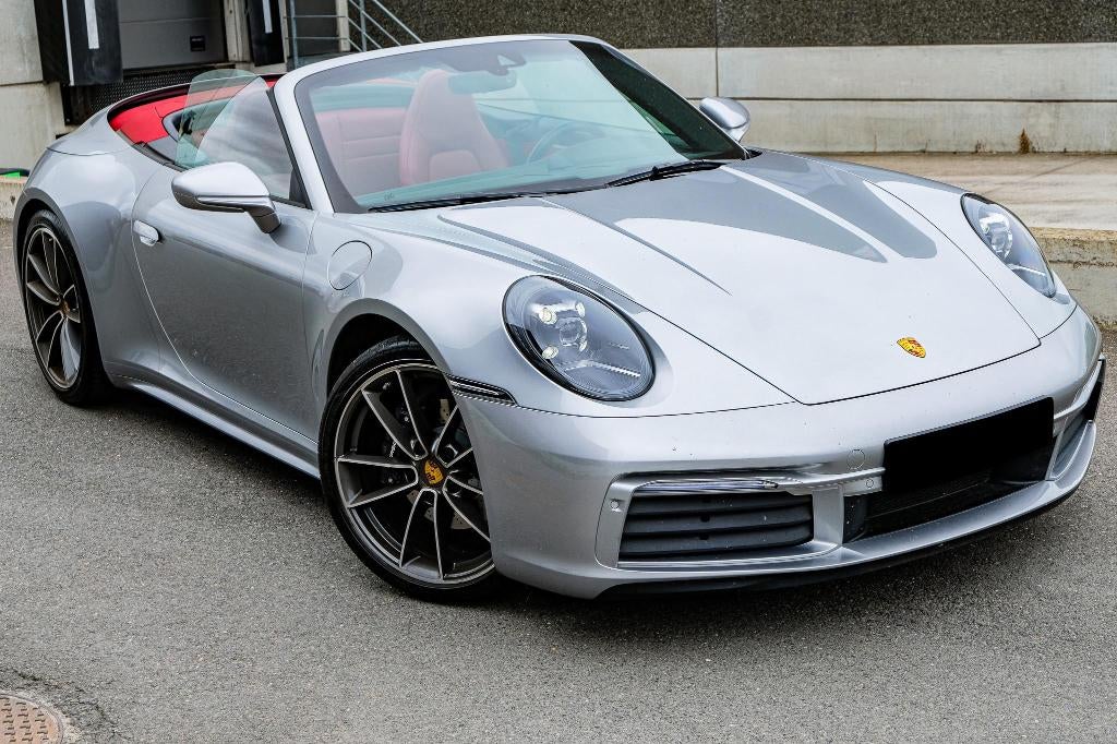 Porsche 911 Carrera 4 Cabriolet Sport Design 992, Auto's, Automaat, 4 zetels, Euro 6, Leder