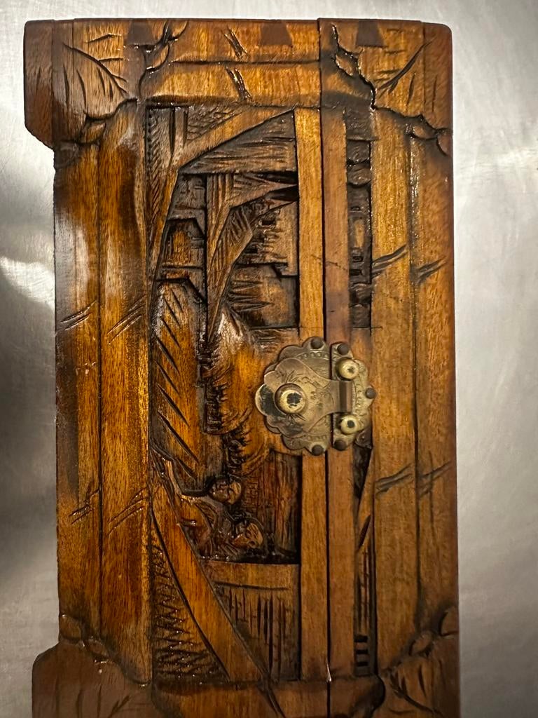Houten kist, Antiek en Kunst, Antiek | Meubels | Kasten, Ophalen
