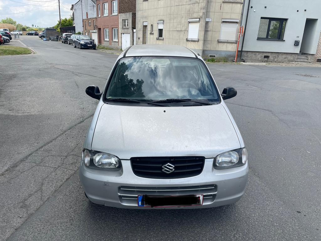 Suzuki alto 1000 benzine 5P 159000 km medio 2005 ctok, Auto's, Stof, Zwart, 5 deurs, 3 cilinders