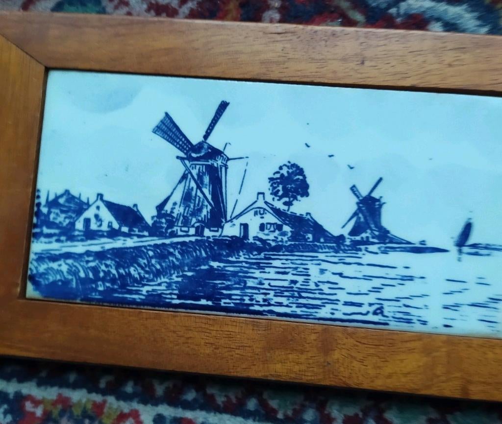 Carrelage bleu de Delft, très détaillé,, Enlèvement ou Envoi