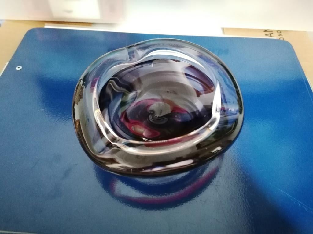 Murano asbak 13 br 5 H Onderkant getekend, Antiek en Kunst, Ophalen