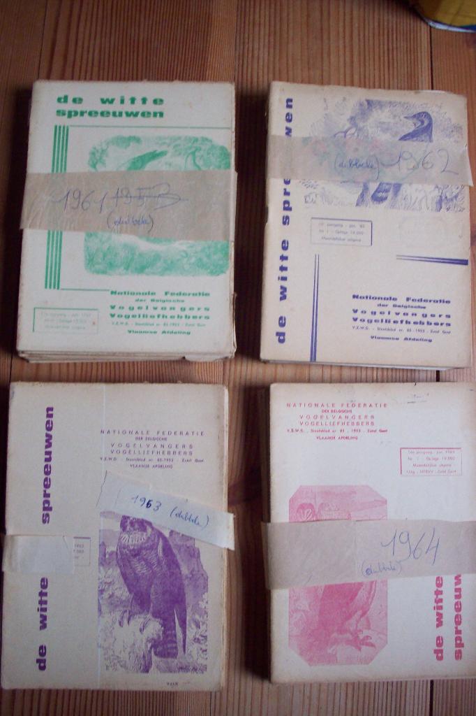 4 oude jaargangen "De Witte Spreeuwen", Boeken, Ophalen, Gelezen, Vogels