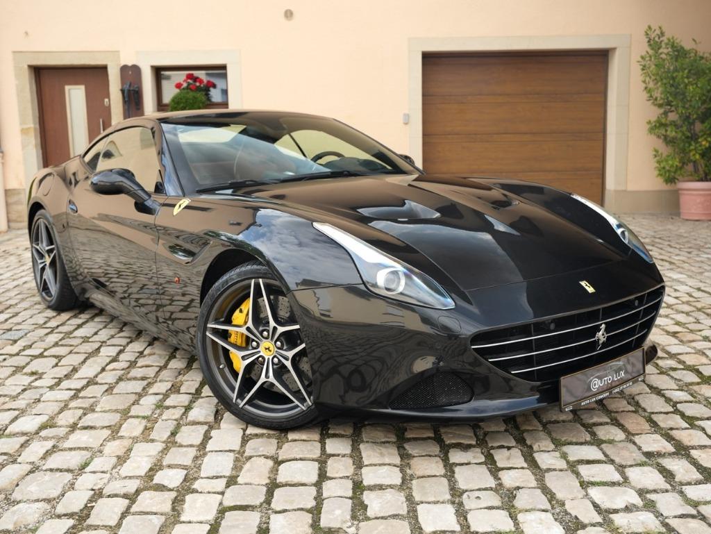 Ferrari California T/CAMERA/MAGNERIDE/CARPLAY/FULL ELECTRIC, Auto's, Automaat, Achterwielaandrijving, Zwart, Leder