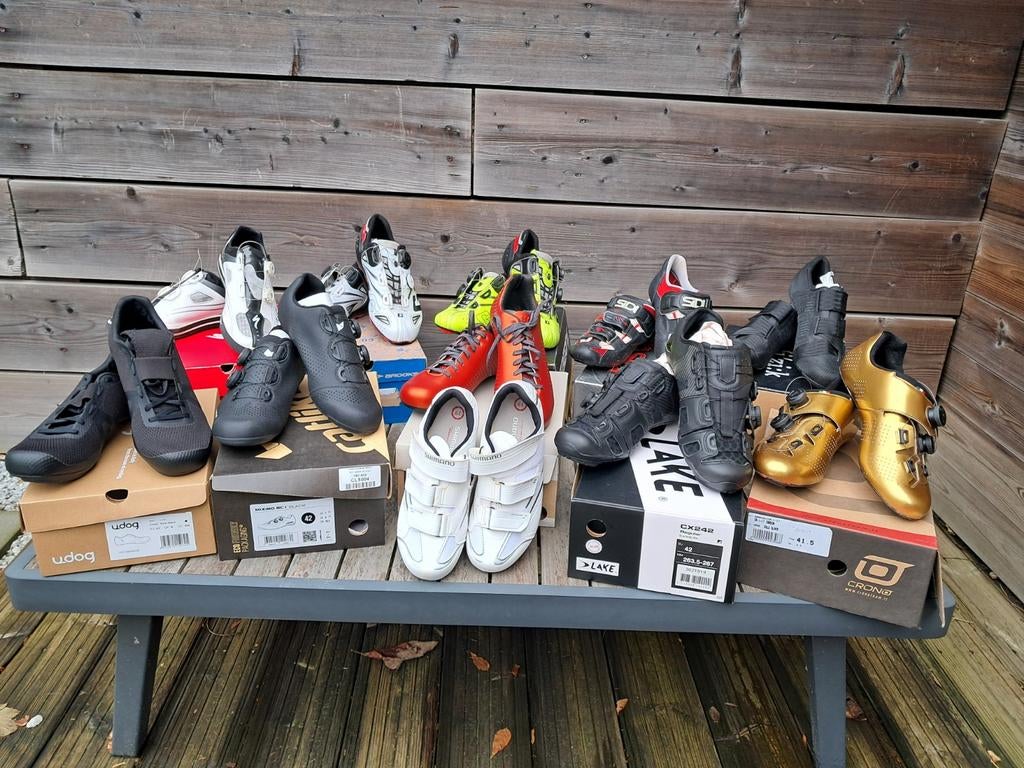 Diverse fietsschoenen en podiumschoenen, Fietsen en Brommers, Ophalen of Verzenden, Zo goed als nieuw, Dames, Schoenen