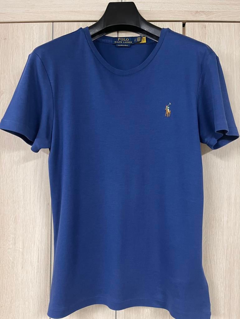T-shirt : Polo Ralph Lauren : maat S, Blauw, Ophalen of Verzenden, Maat 46 (S) of kleiner, Polo Ralph Lauren