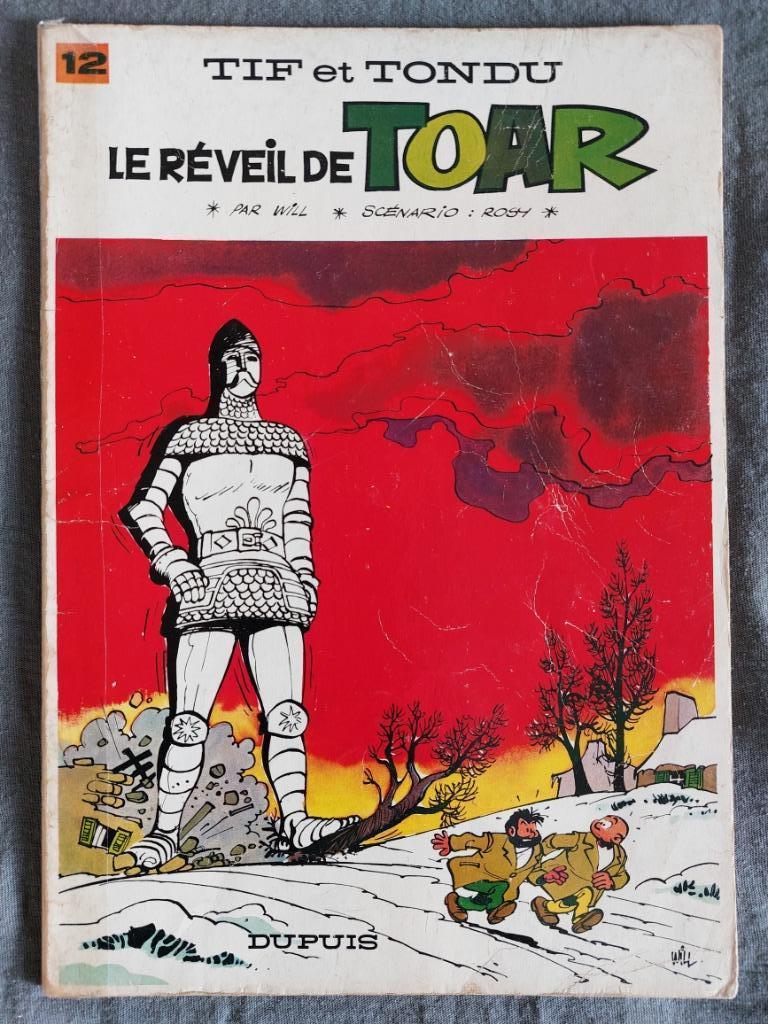 Tif et Tondu T.12 Le réveil de Toar - Réédition (1976) - Mau, Une BD, Enlèvement ou Envoi, Utilisé