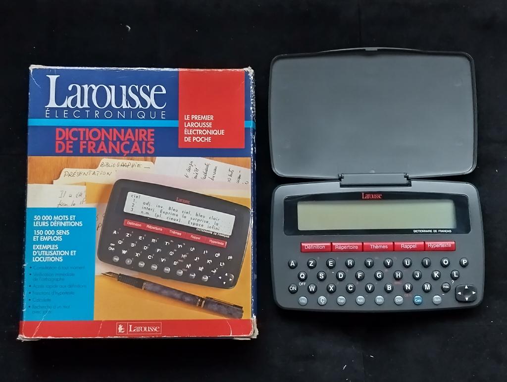 Larousse électronique vintage 1992 (fourni sans piles), Enlèvement