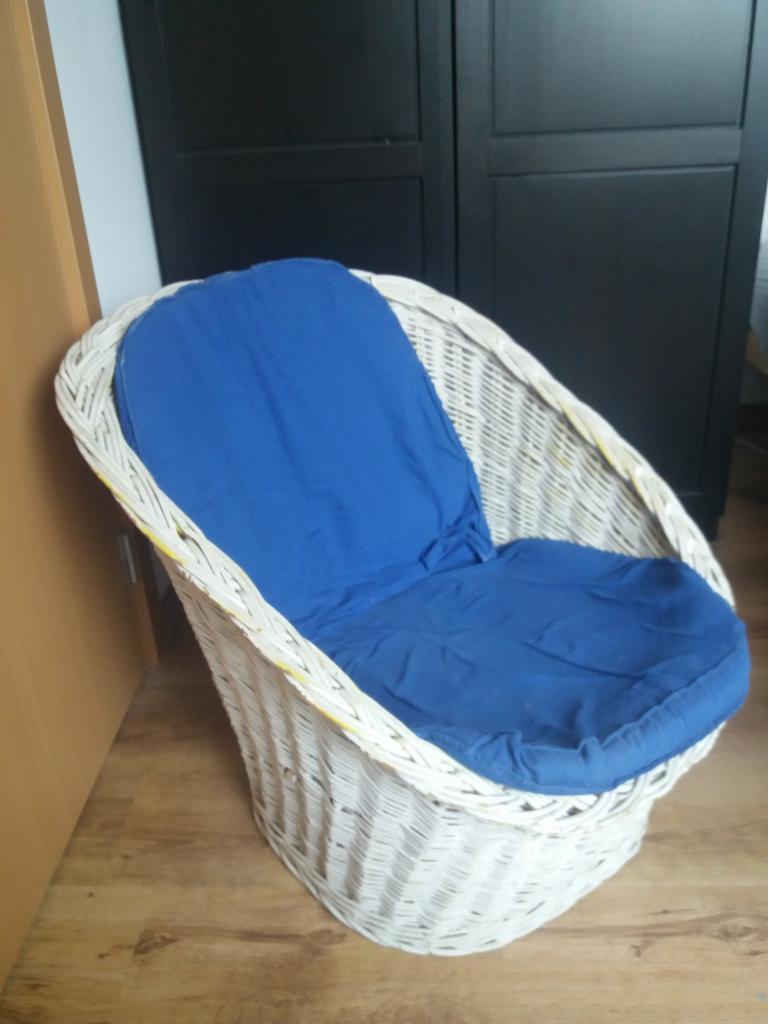 rotan zetel vintage, Ophalen, Gebruikt