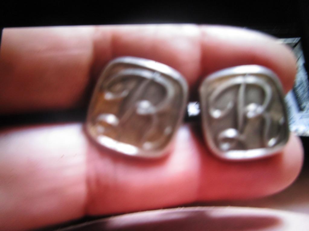 boutons de manchettes argent, Bijoux, Sacs & Beauté, Boutons de manchette, Envoi, Neuf, Argent, Argenté