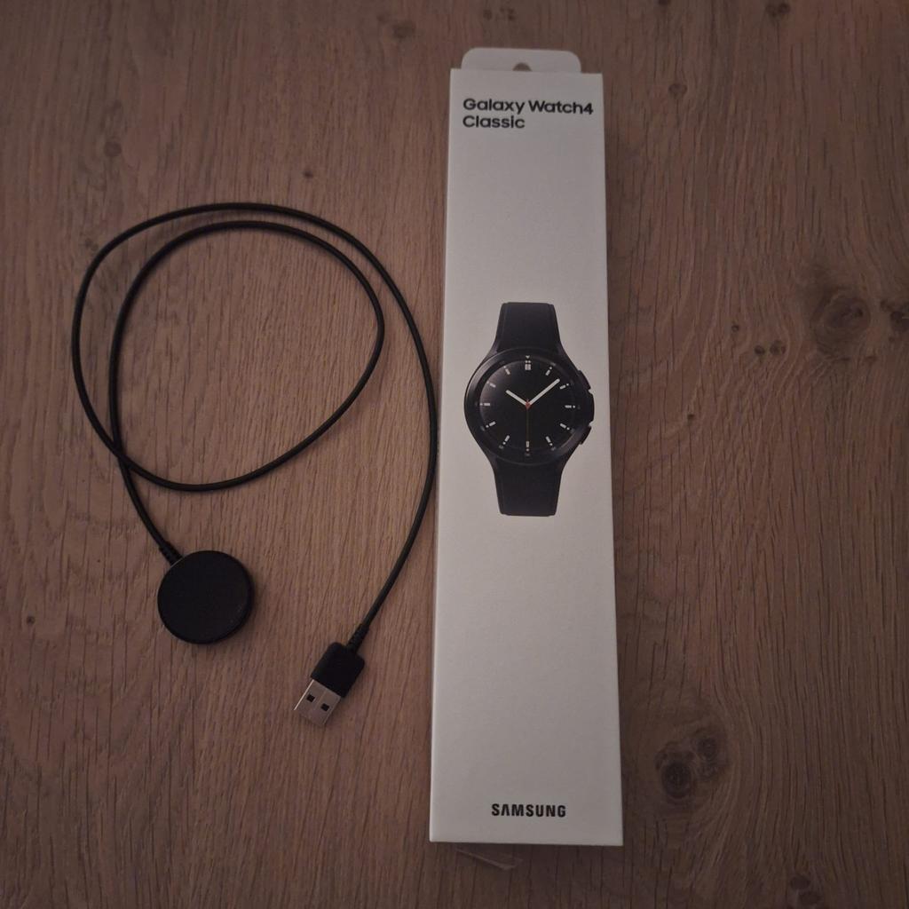 Samsung Galaxy Watch4 Classic, Ophalen, Zwart, Nieuw, Android